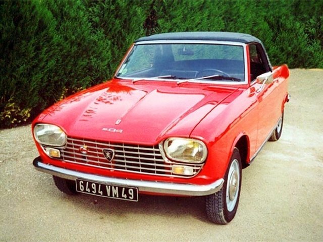 PEUGEOT 204 1965 – 1977 Кабриолет