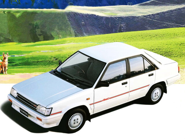 TOYOTA Corsa 1982 – 1989 Седан
