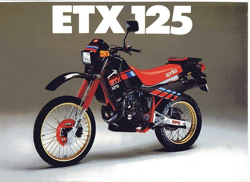 Aprilia ETX 125 1986 запчасти