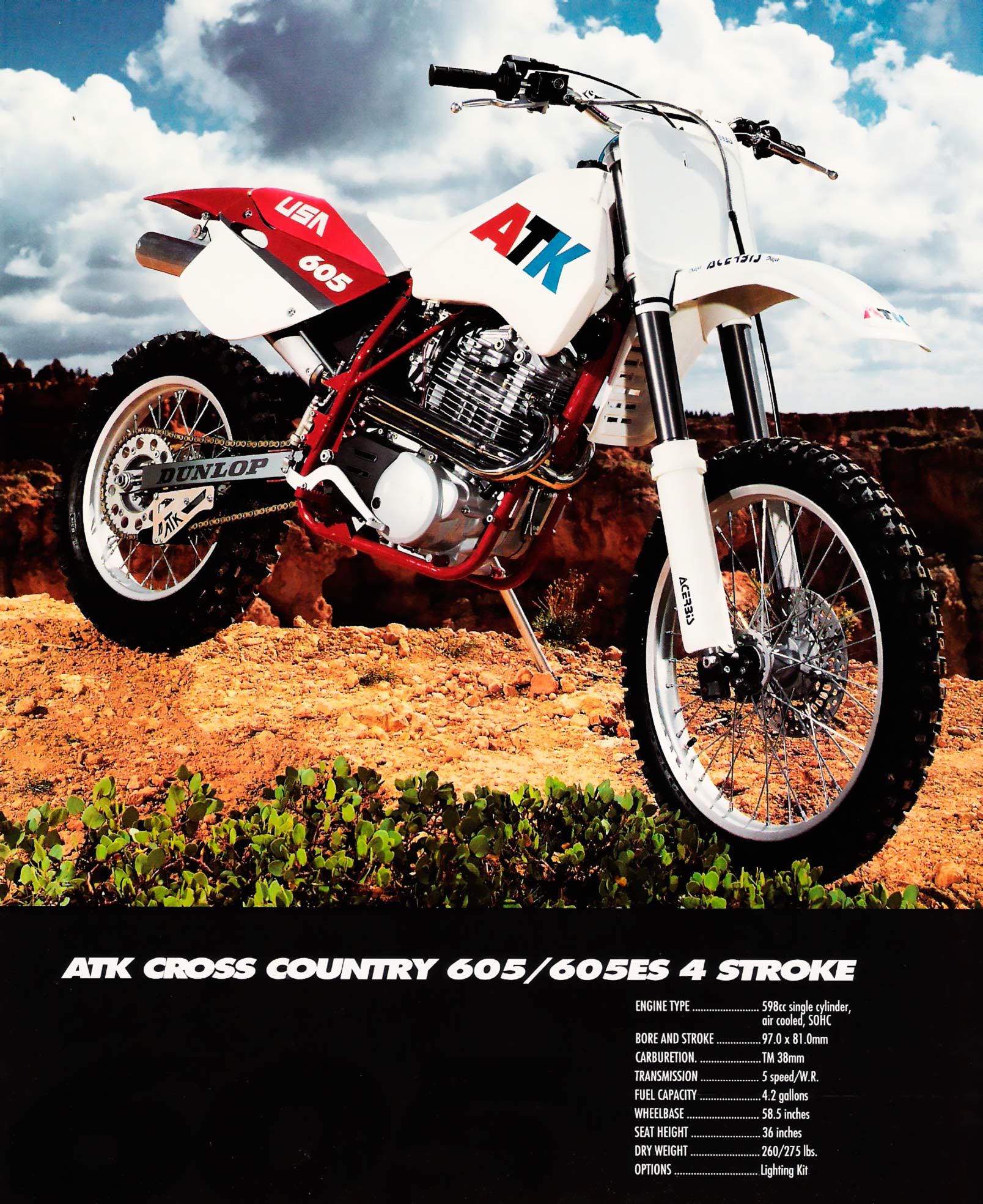 ATK CROSS COUNTRY 605 1994 запчасти