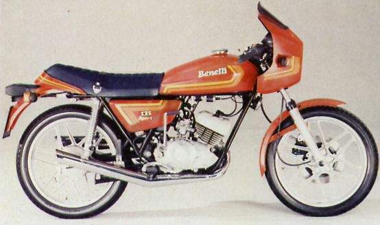 Benelli 125 Sport 1981 запчасти