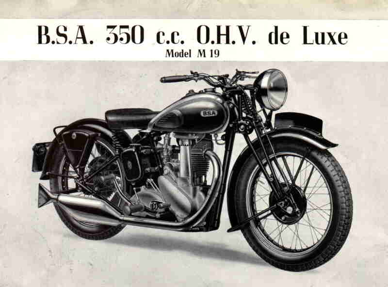 BSA M19 1927 запчасти