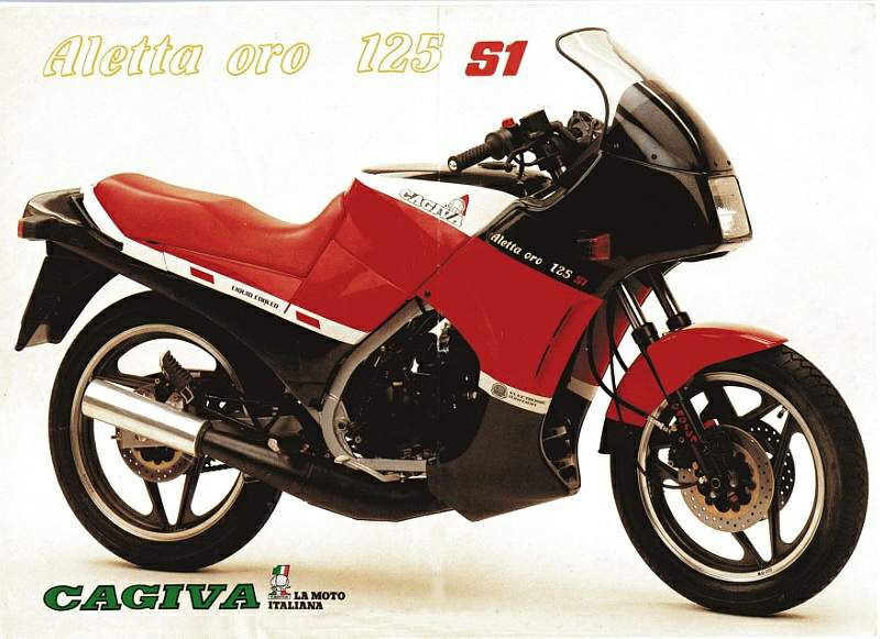 Cagiva Aletta Oro S1 125 1985 запчасти