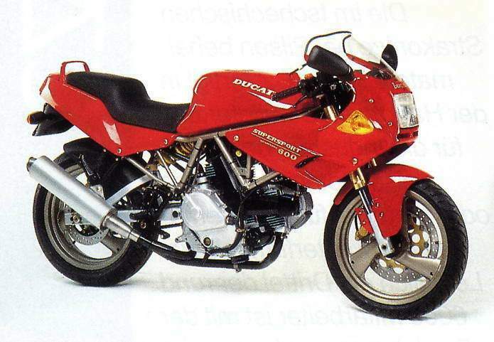 Ducati 600SS (half fairing) 1994 запчасти