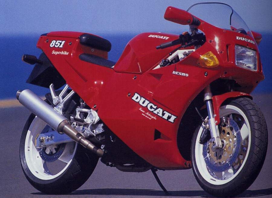 Ducati 851 Strada Biposta 1991 запчасти