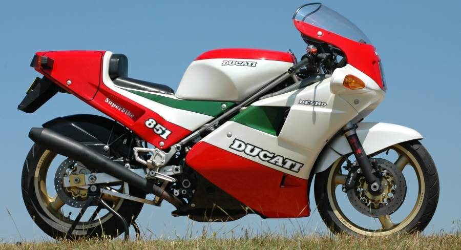 Ducati 851 Strada Tricolore 1988 запчасти
