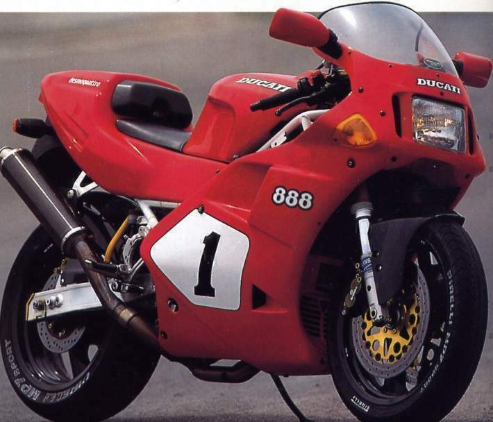 Ducati 888SP4 1992 запчасти
