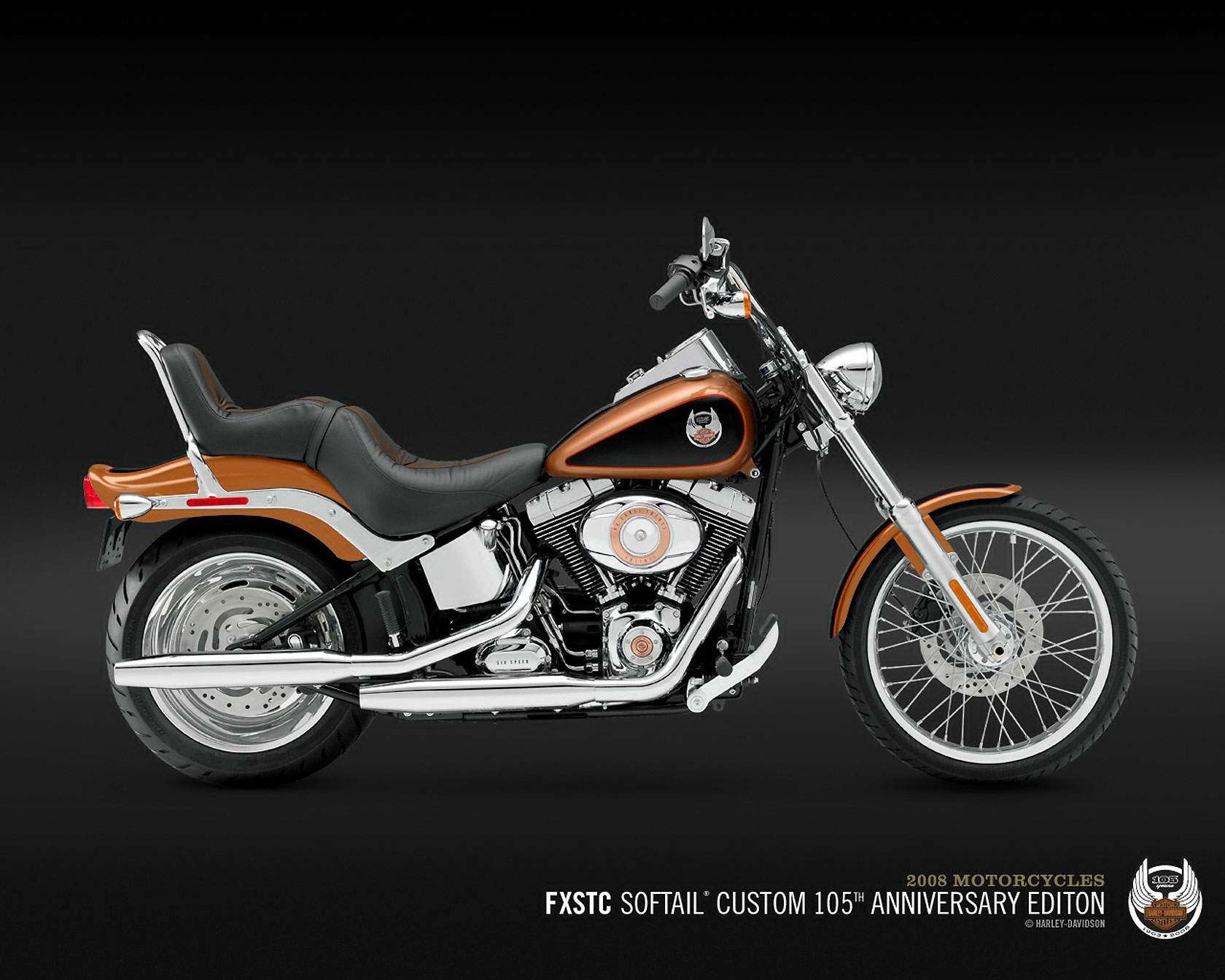 Harley Davidson FXSTC Softail Custom 105 Anniversary 2008 запчасти