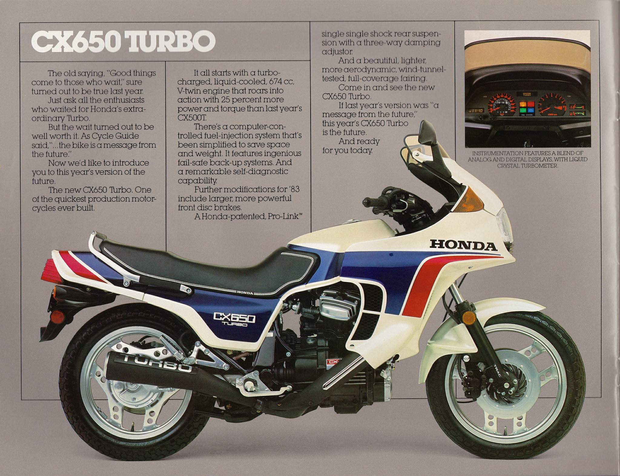 HONDA CX 650TC Turbo 1984 запчасти