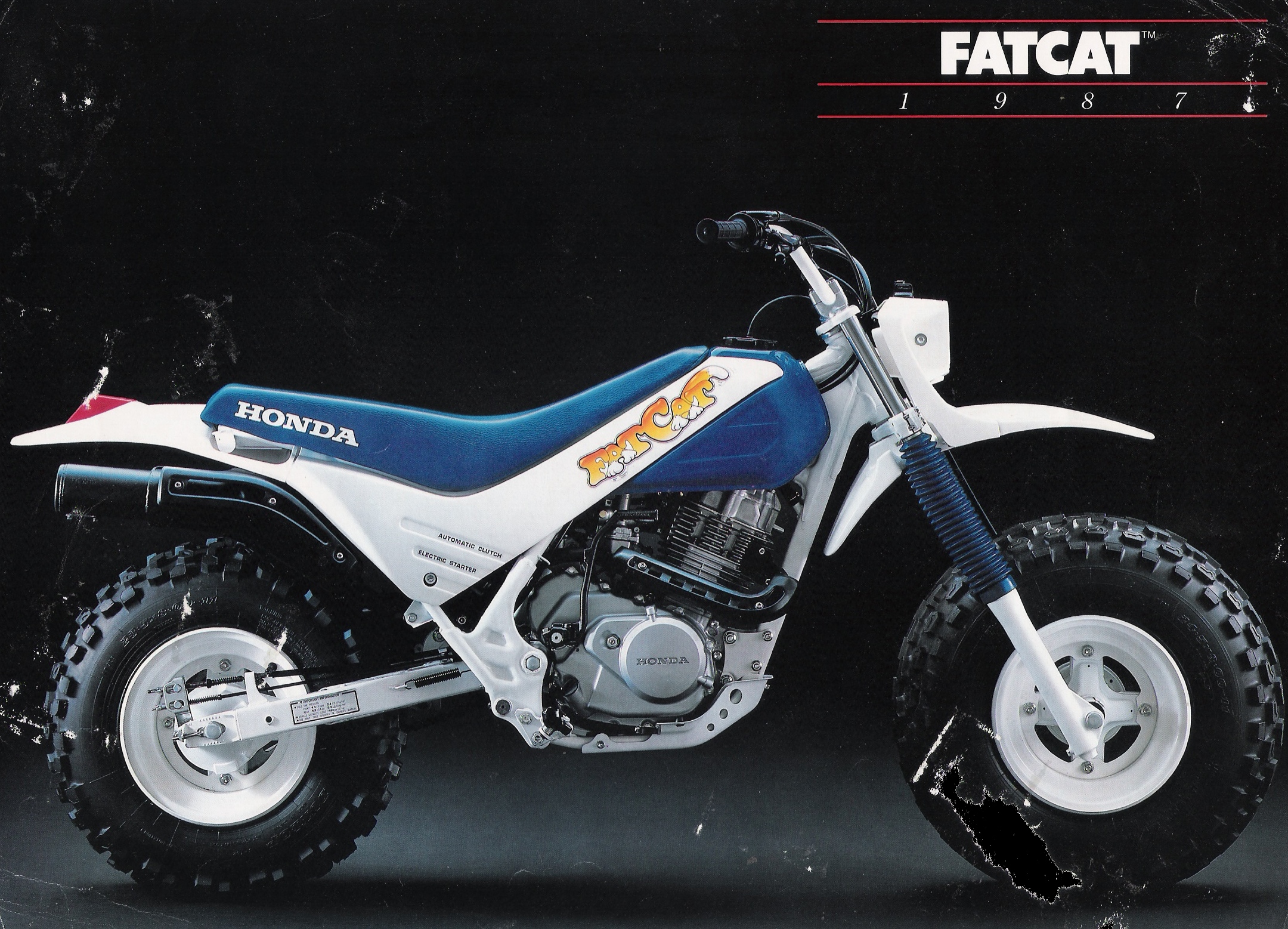 HONDA FATCAT 200 1987 запчасти