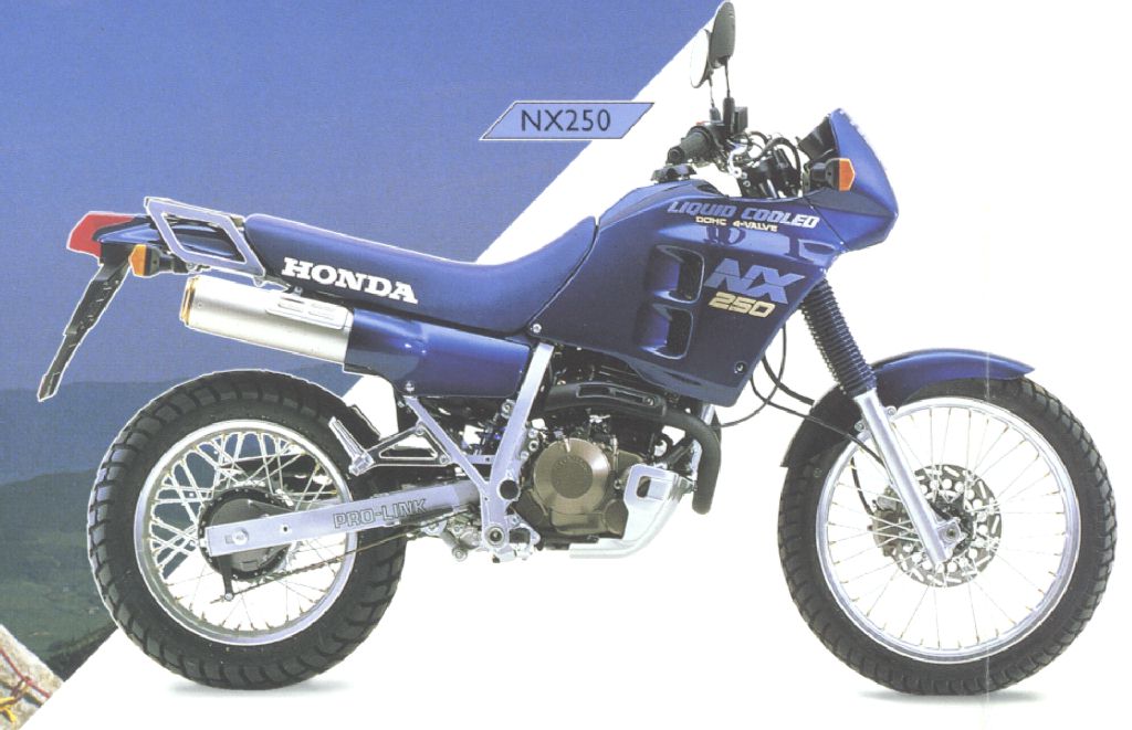 HONDA NX 250 1987 запчасти