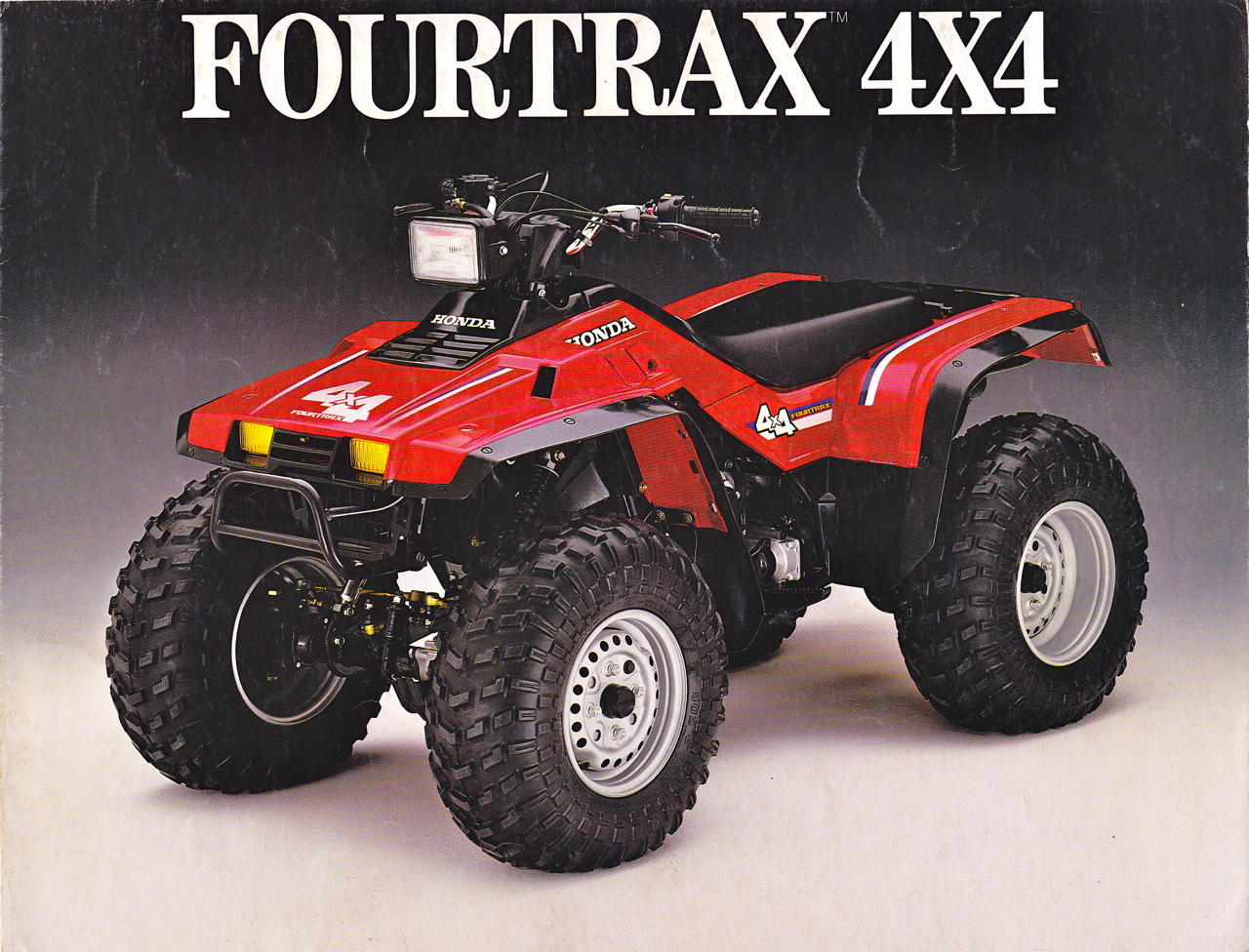 HONDA TRX 350 FOURTRAX 4x4 1986 запчасти