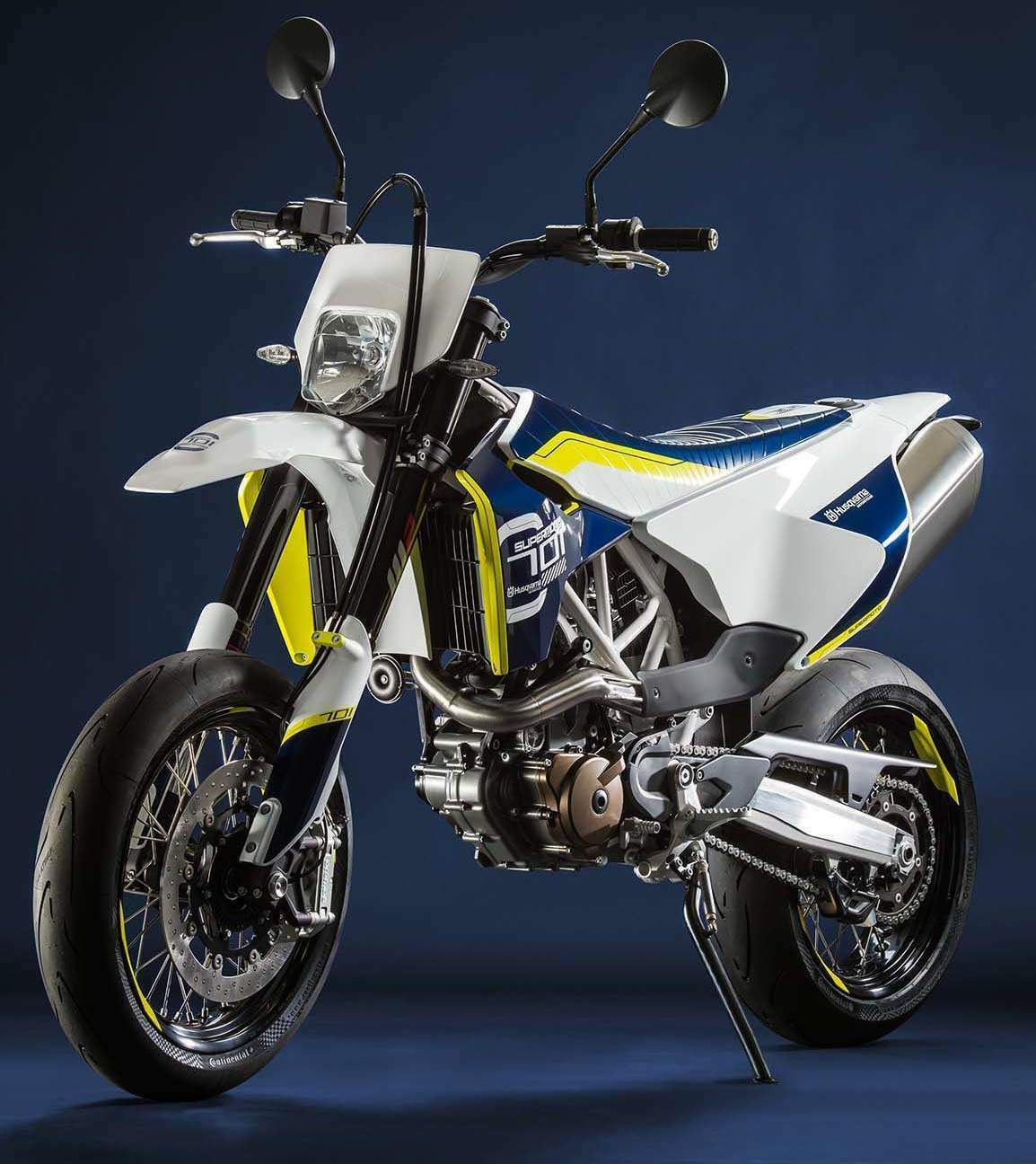 Системы безопасности и управляемости мотоцикла Husqvarna SM 701 Supermoto 2015