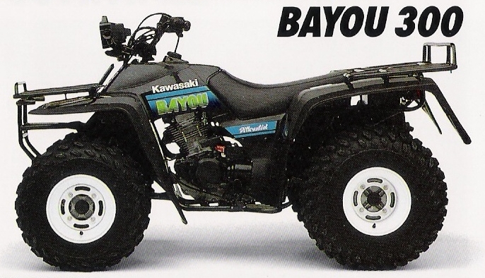 Kawasaki BAYOU 300 1991 запчасти