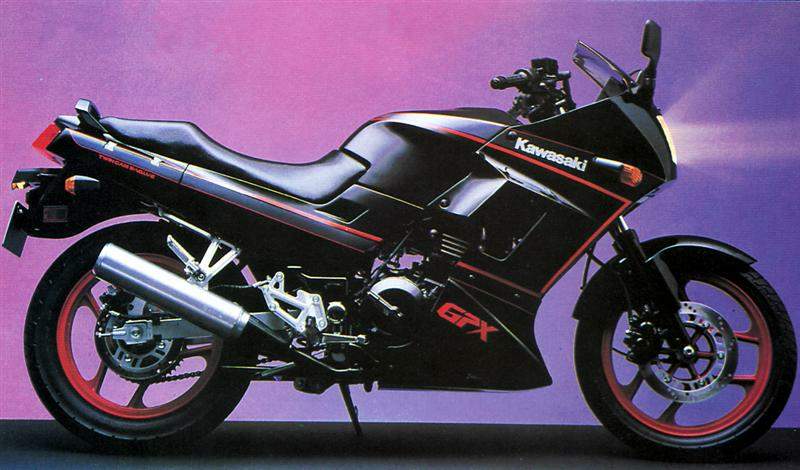 Kawasaki EX 250 Ninja 1989 запчасти