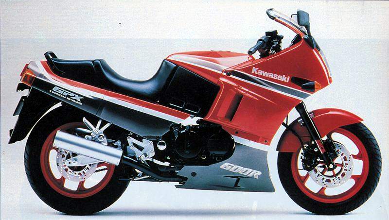 Kawasaki GPX 600R Ninja 1985 запчасти