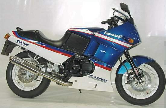 Kawasaki GPX 600R Ninja 1989 запчасти