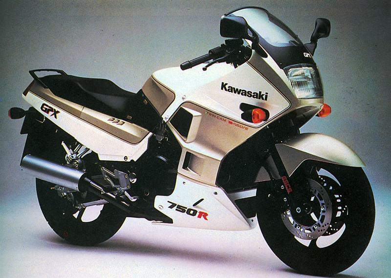 Kawasaki GPX 750R 1990 запчасти