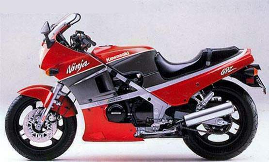 Kawasaki GPz 400R 1988 запчасти