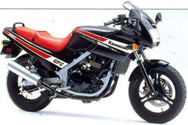 Kawasaki GPz 400S 1986 запчасти
