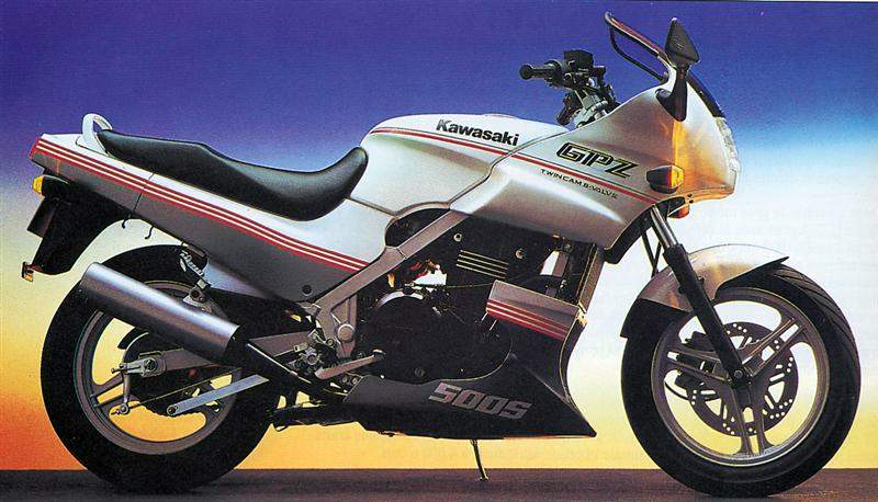 Kawasaki GPz 500S 1987 запчасти