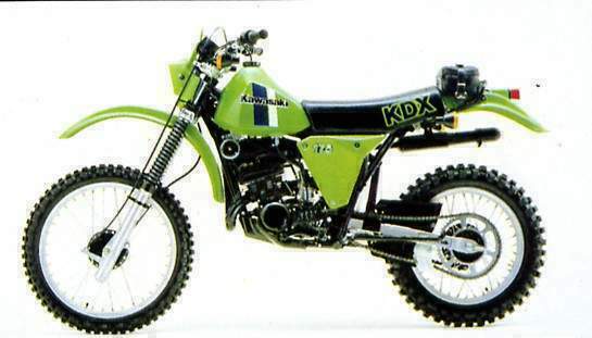Kawasaki KDX 175 1980 запчасти