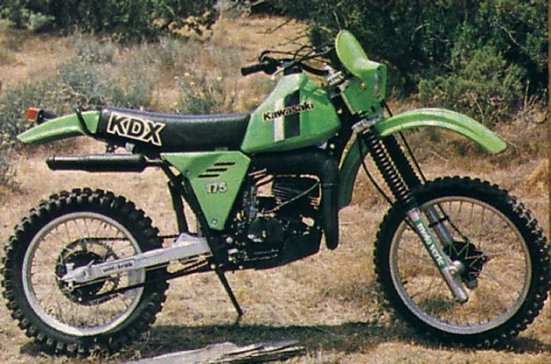 Kawasaki KDX 175 1981 запчасти