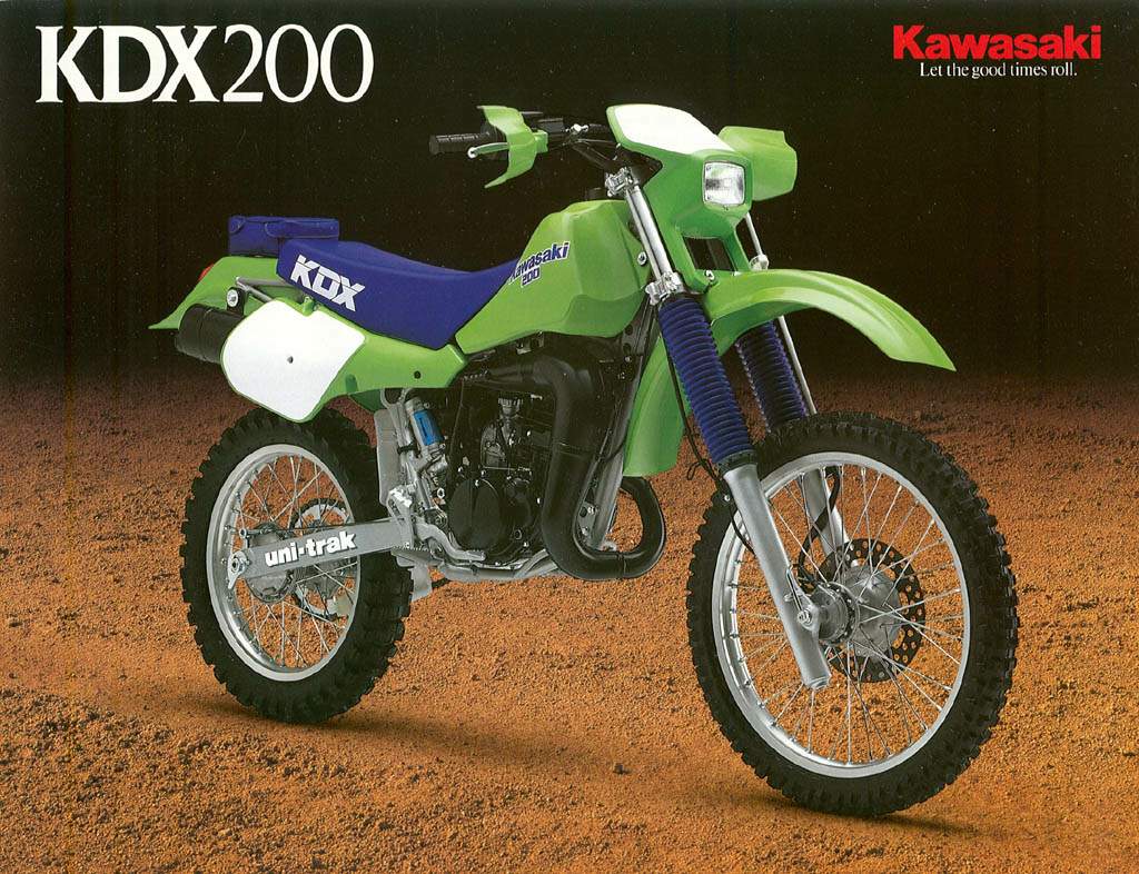 Kawasaki KDX 200 1986 запчасти