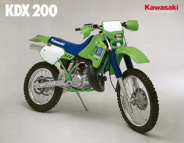Kawasaki KDX 200 1989 запчасти