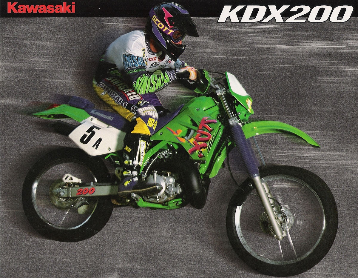 Kawasaki KDX 200 1995 запчасти