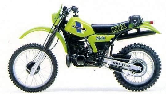 Kawasaki KDX 250 1981 запчасти