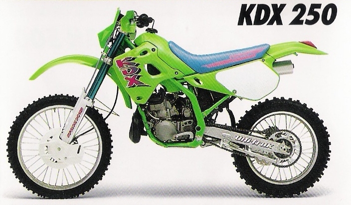 Kawasaki KDX 250 1991 запчасти