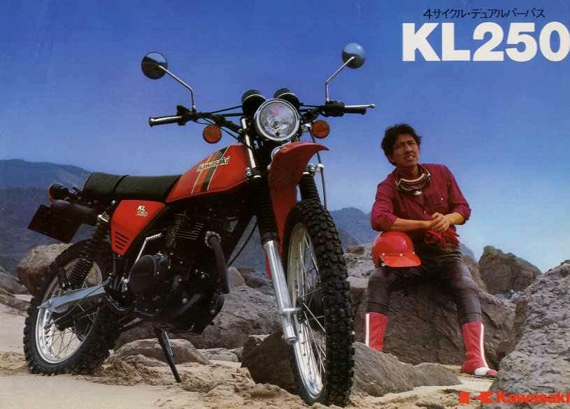Kawasaki KL250 1974 запчасти
