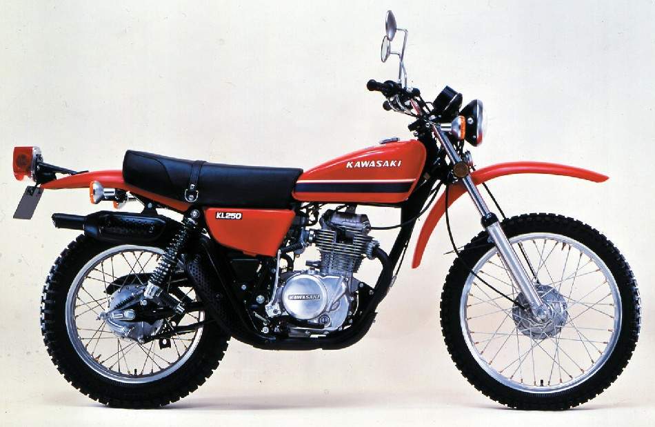 Kawasaki KL250 1976 запчасти