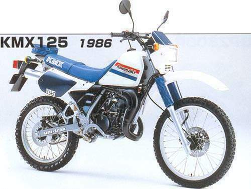 Kawasaki KMX 125 1986 запчасти