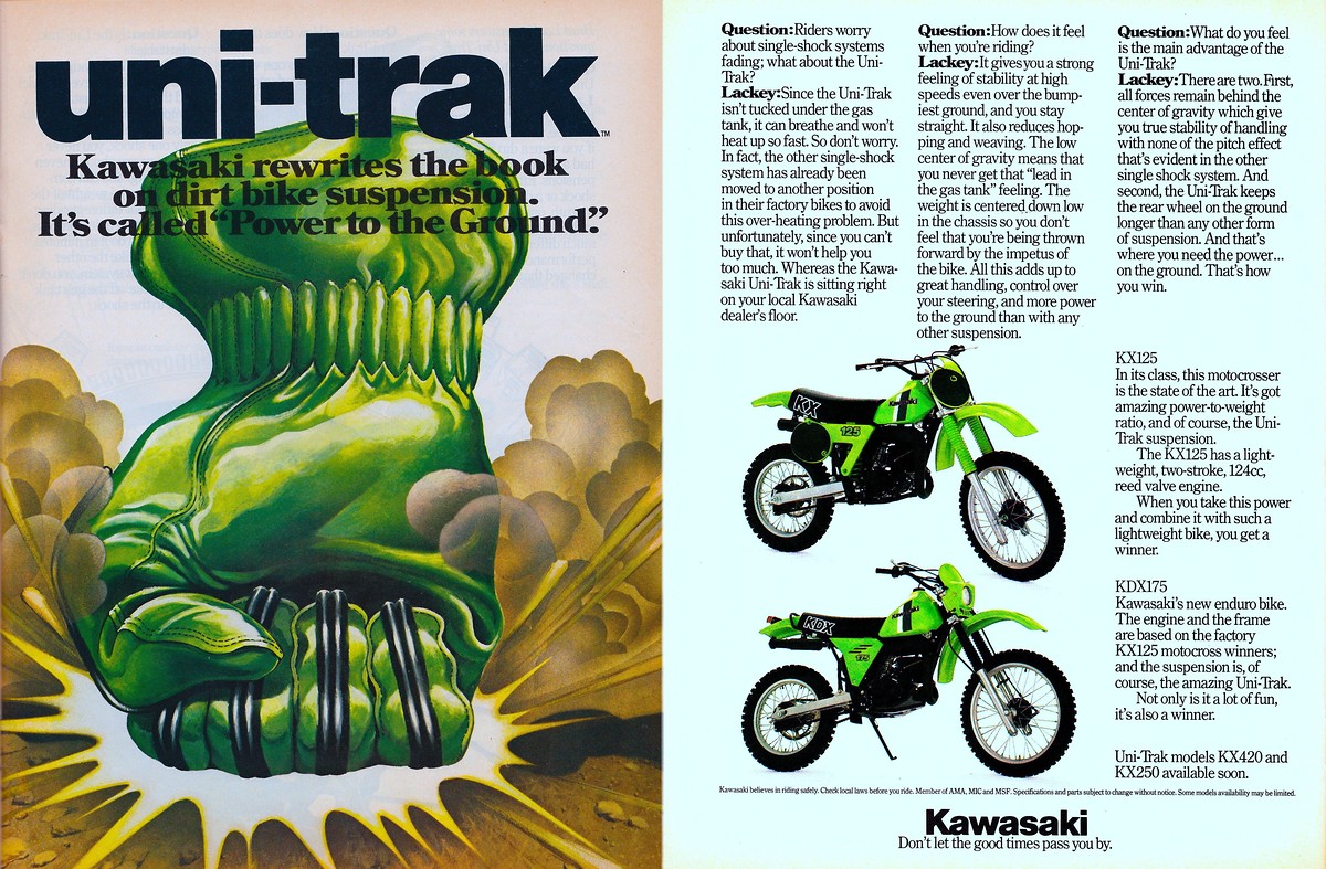Kawasaki KX 125 1980 запчасти