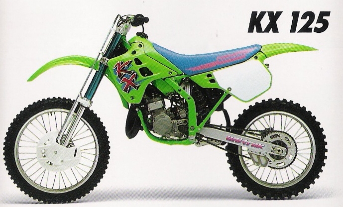 Kawasaki KX 125 1991 запчасти
