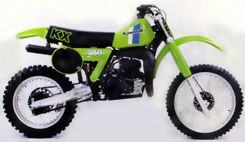 Kawasaki KX 250 1981 запчасти