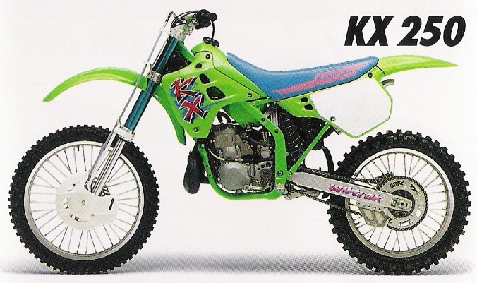 Kawasaki KX 250 1991 запчасти