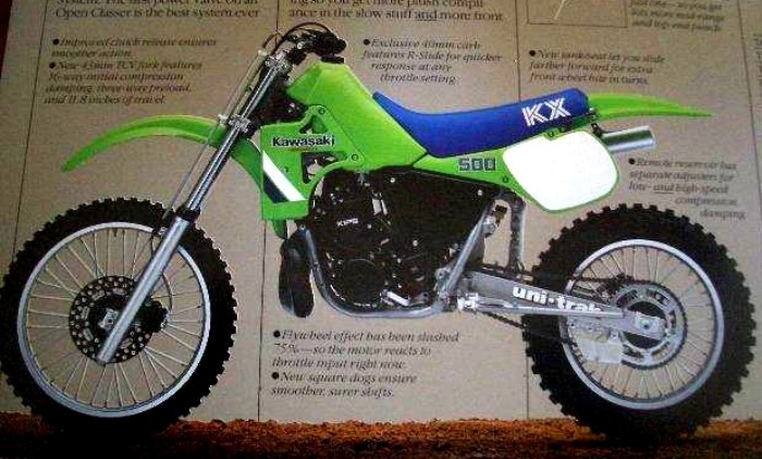 Kawasaki KX 500 1986 запчасти