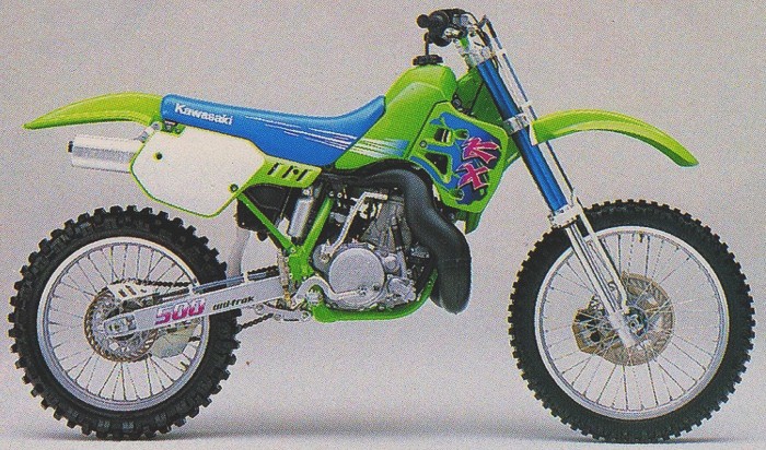 Kawasaki KX 500 1992 запчасти