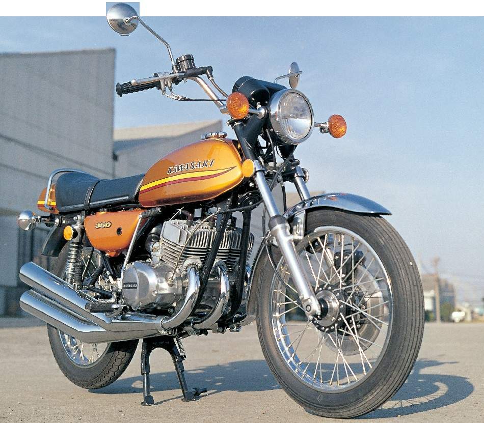 Kawasaki S2 350SS MKII 1973 запчасти