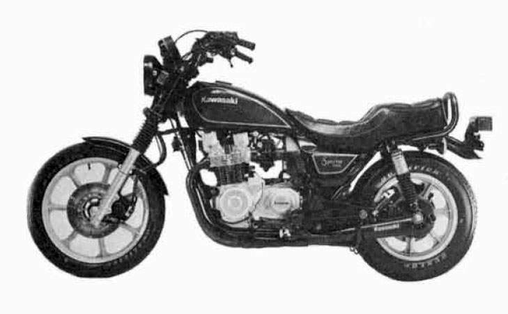 Kawasaki Z 1 1 00D Spectre 1982 запчасти