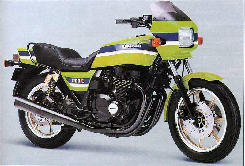 Kawasaki Z 1100R 1984 запчасти
