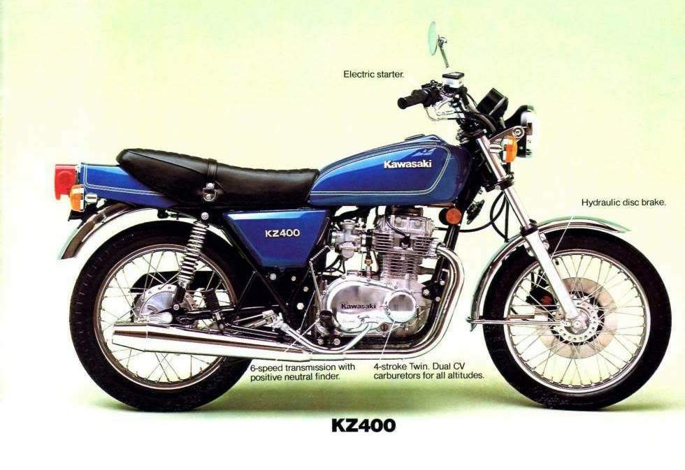 Kawasaki Z400 1976 запчасти