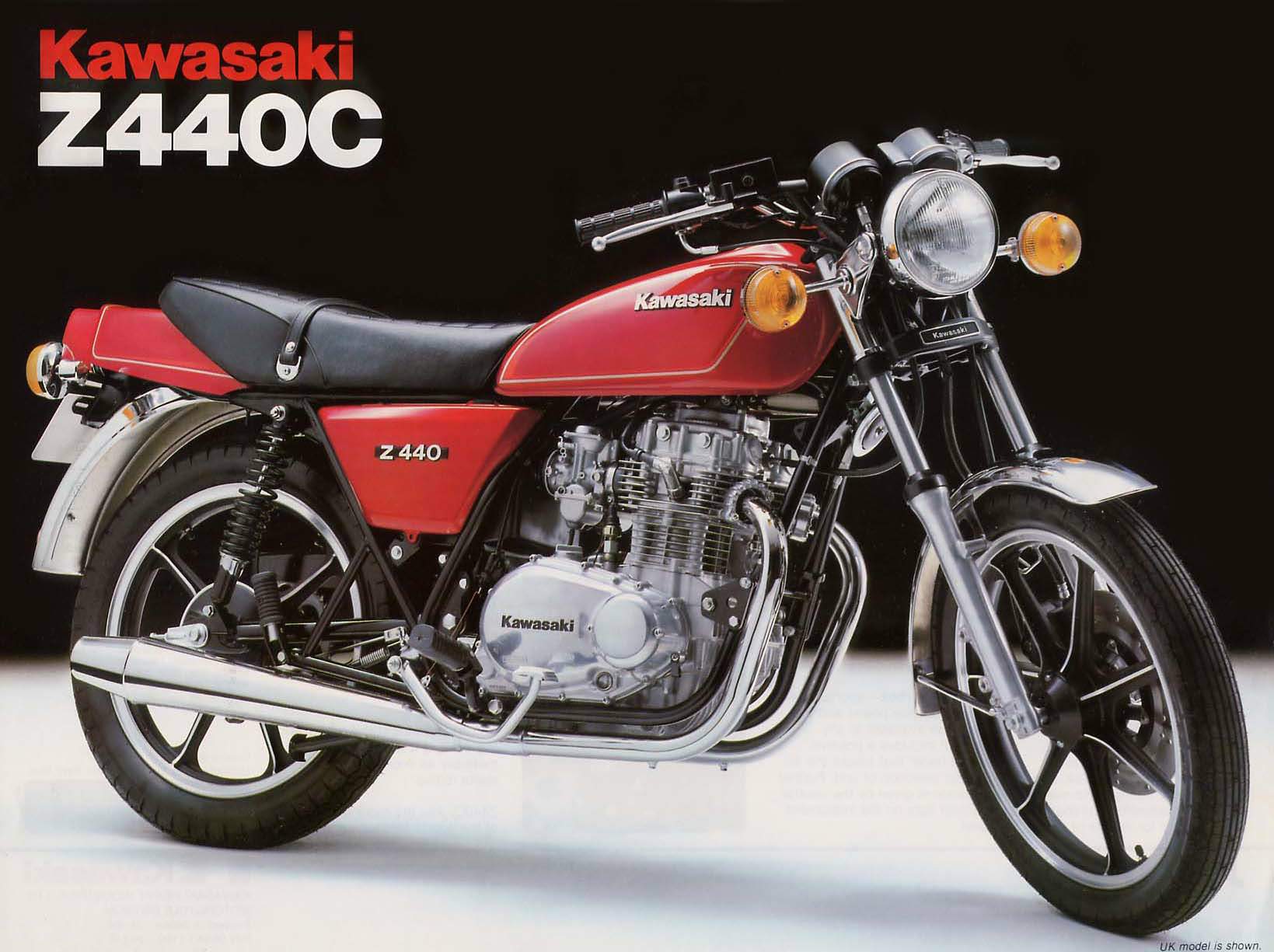 Kawasaki Z 440C 1979 запчасти
