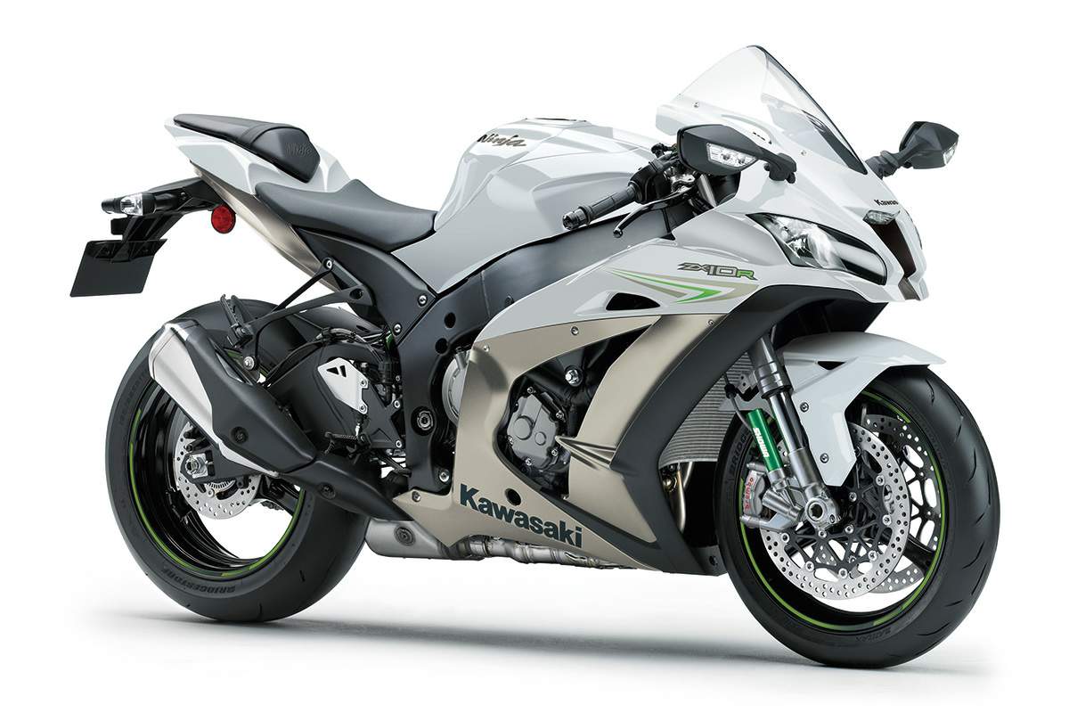 Мотоцикл Сузуки зеленый