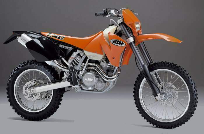 Мотоцикл KTM 640 LC4-E Supermono 2003 обзор