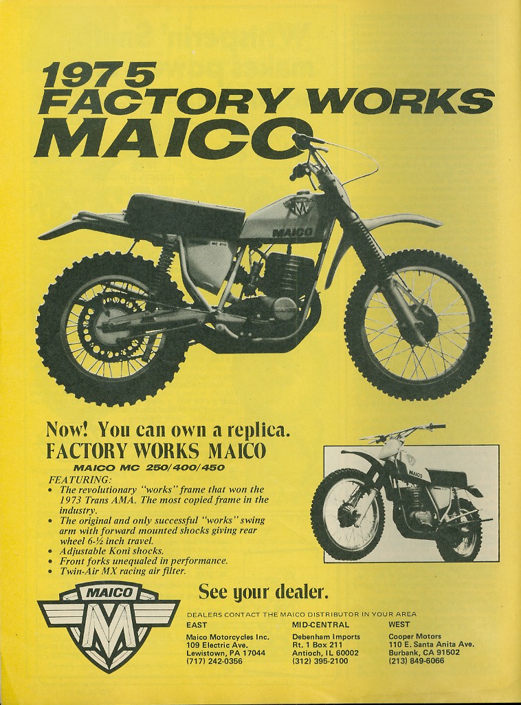 Maico MC 250 1975 запчасти