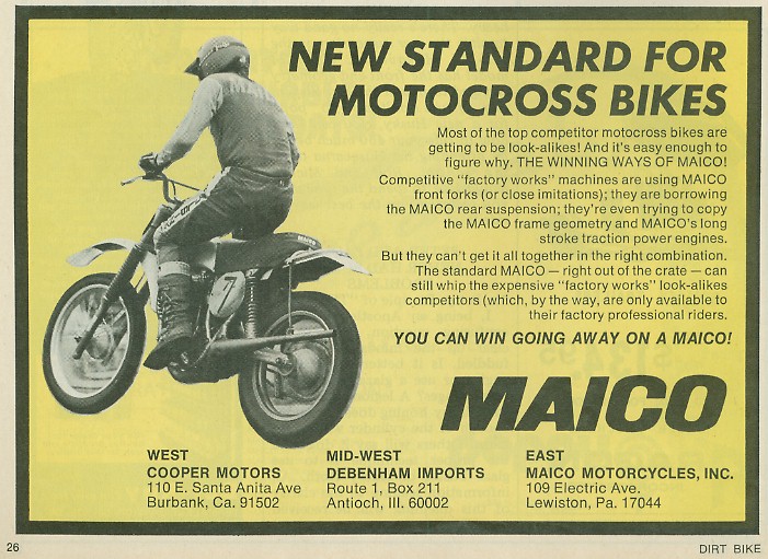 Maico MC 250 1976 запчасти